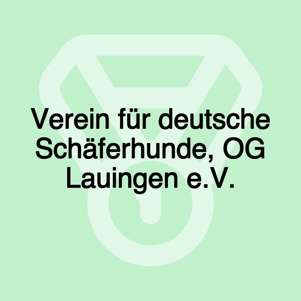 Verein für deutsche Schäferhunde, OG Lauingen e.V.