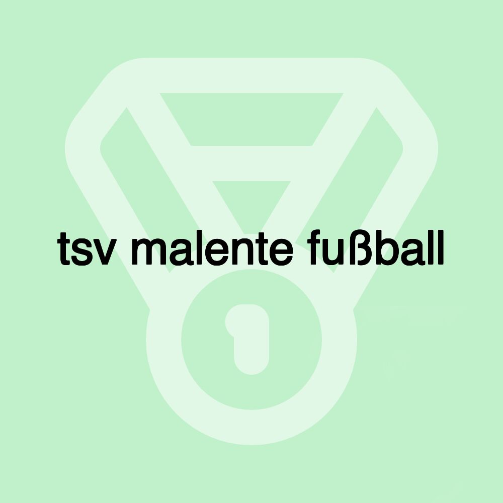 tsv malente fußball