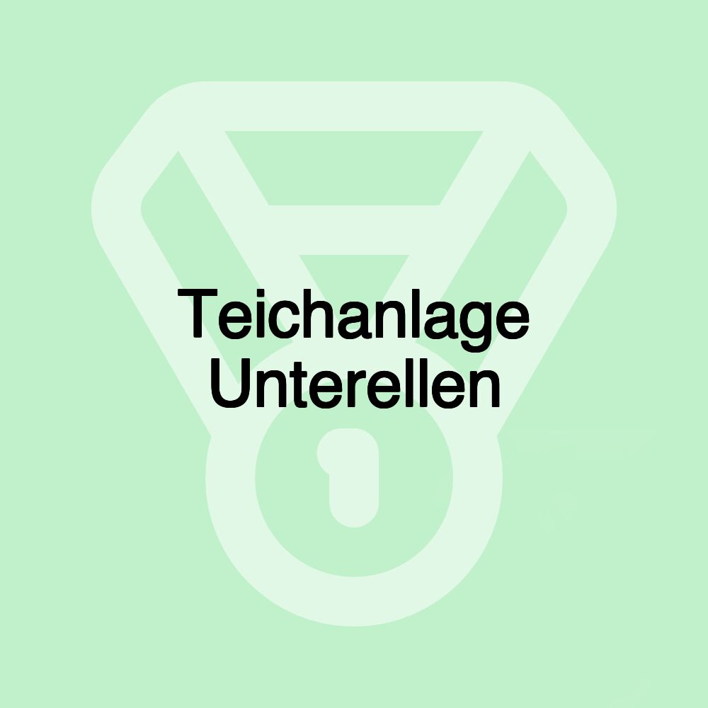 Teichanlage Unterellen